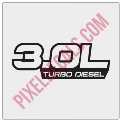 3.0L Turbo Diesel Decal