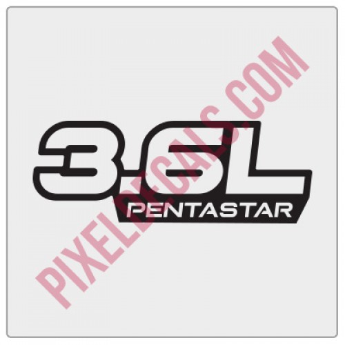 3.6L Pentastar Decal