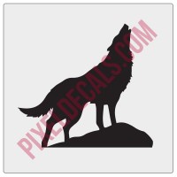 Howling Wolf Chaser Decal