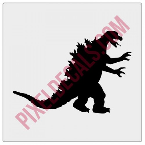 Godzilla Windshield Chaser Decal