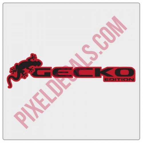 Gecko Edition Decal 2-color (Pair)