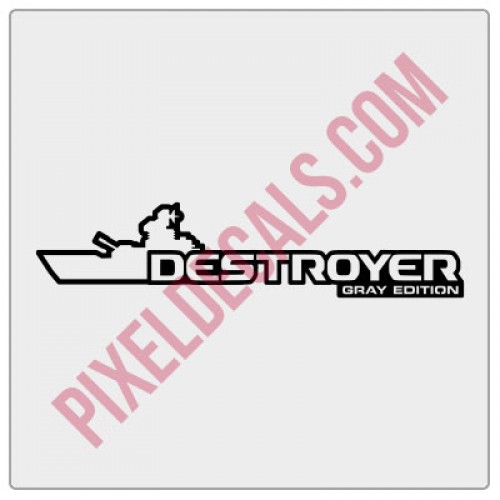 Destroyer Gray Edition Decal (Pair)