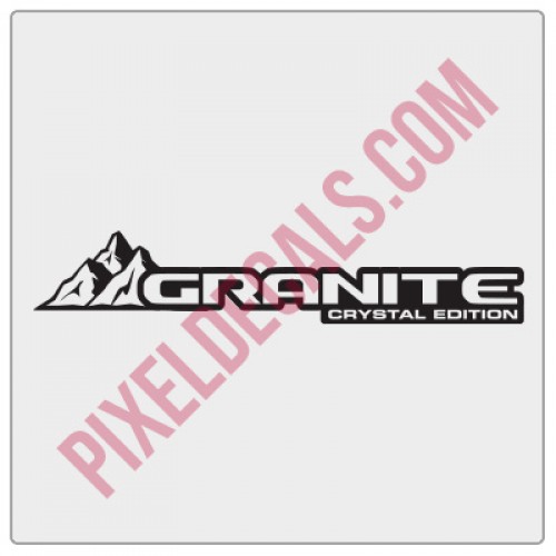 Granite Crystal Decal (Pair)