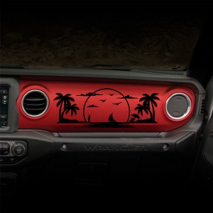 Dashboard Beach Decal (V1)