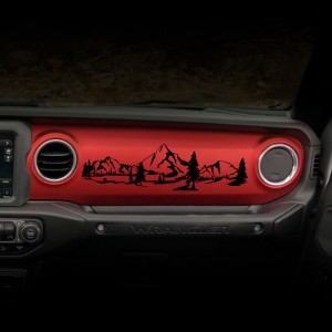 Dashboard Mountain Decal (V1)