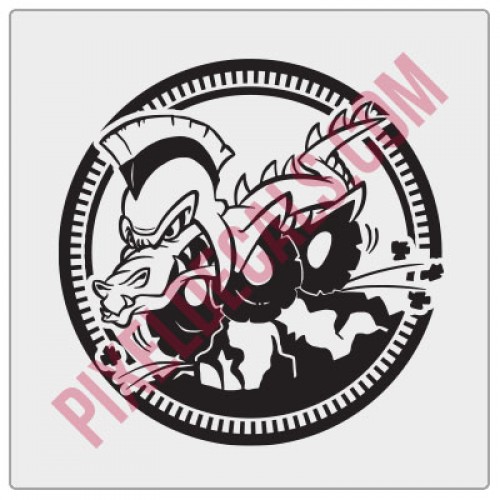 Gator Gladiator Decal - 1 color