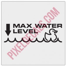 Max Water Level (Duckie) Decal