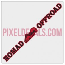 Nomad Offroad Windshield Banner Decal - 2 Color