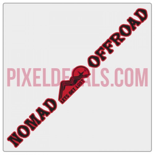 Nomad Offroad Windshield Banner Decal - 2 Color