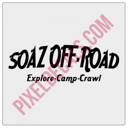 SOAZ Off Road Decal