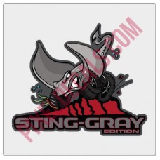 Sting-Gray Edition Cartoon Decal Full Color