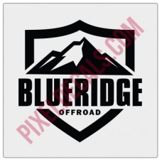Blue Ridge Offroad Shield Decal