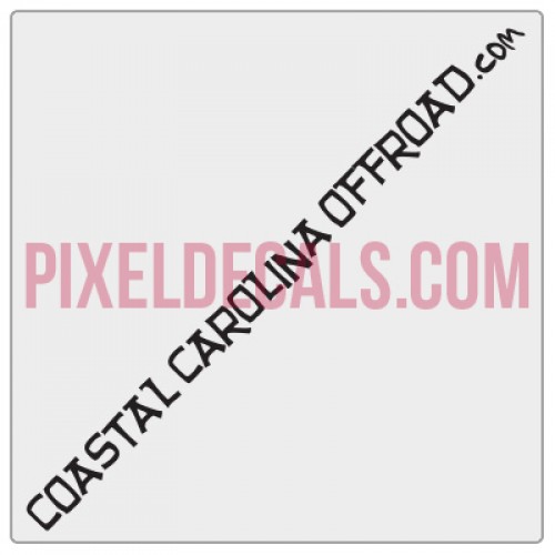 Coastal Carolina Offroad Banner Decal