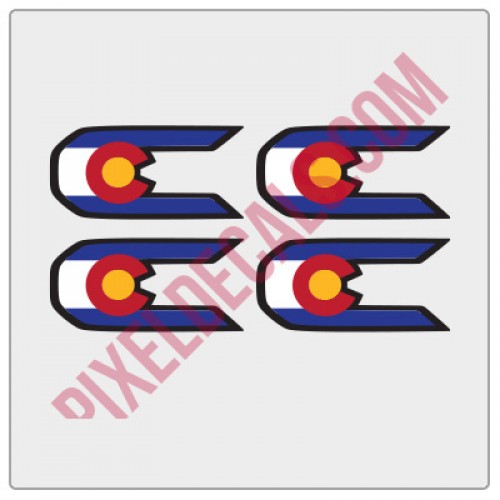 Colorado "C" Replacement for 2018+ JL/JT Rubi Decals
