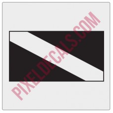 Dive Flag Decal