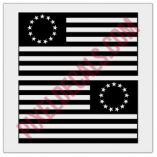 Betsy Ross Flag Decals - 1 Color
