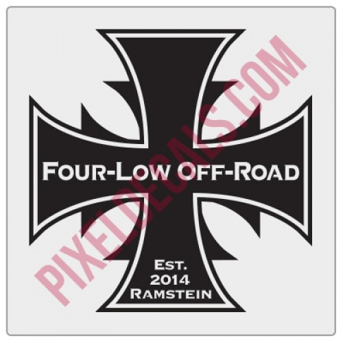 Four Low Off-Road Ramstein Decal