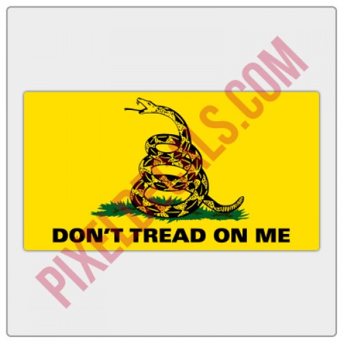 Gadsden Flag Decal - Color