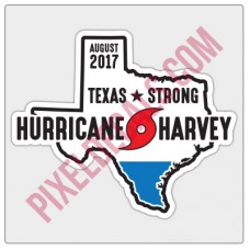 Hurricane Harvey 2017 Decal - Profits to Charity