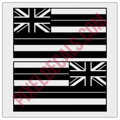 Hawaii Flag Decals