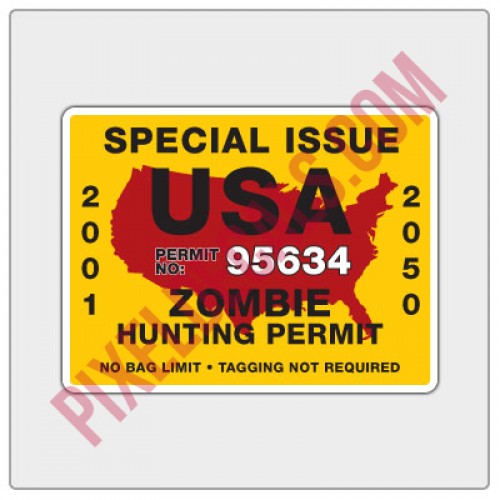Hunting Permit Decal