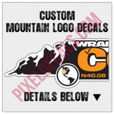Custom Mountain Logo Decals