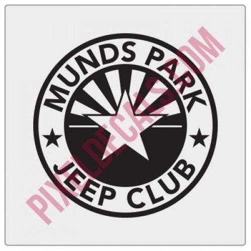Munds Park Jp Club Round Decal