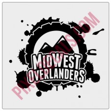 Midwest Overlanders 1-Color Decal
