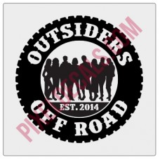 Outsiders Off Road Round Decal