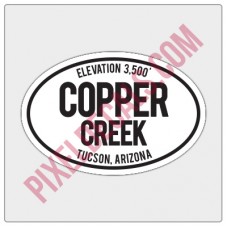 Trail Oval Decal - AZ - Copper Creek