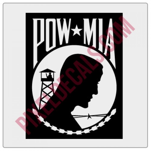 POW-MIA Decal