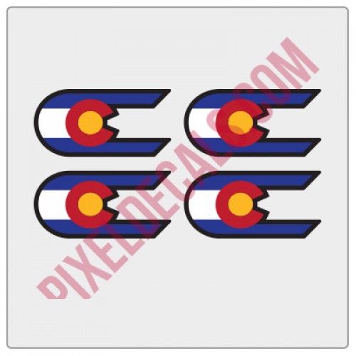 Colorado "C" Replacement for Rubi "Hard Rock" Decals