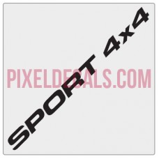 Sport 4x4 Decals