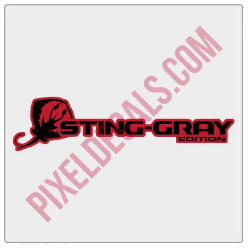 Sting-Gray Edition Decal 2-color (Pair)