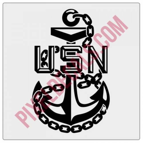 US Navy Anchor Decal