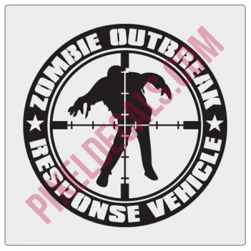 Zombie Outbreak Response Vehicle Decal